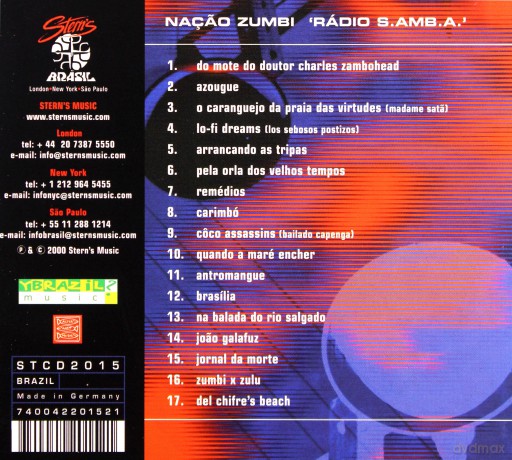 Nacao Zumbi: Radio S.Amb.A. [CD]