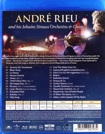 Andre Rieu: Under The Stars Live In Maastricht V [Blu-Ray]
