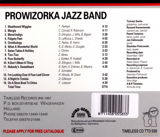 Prowizorka Jazzband: Same [CD]