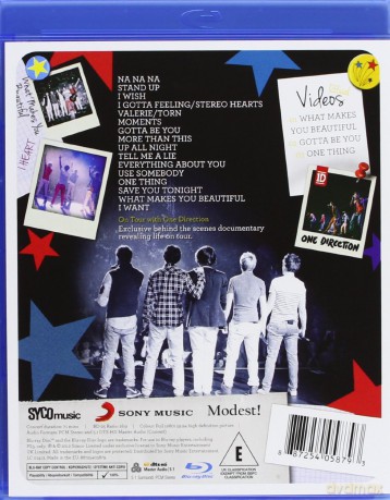 One Direction: Up All Night - The Live Tour [Blu-Ray]