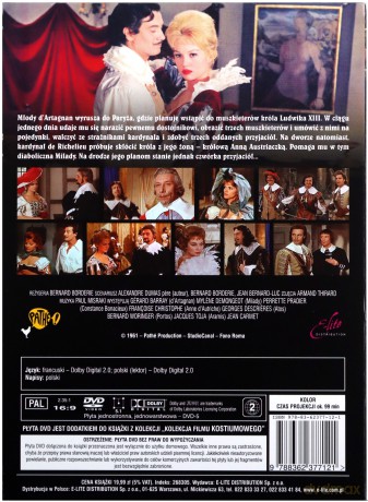 Trzej muszkieterowie cz. 1 - Diamentowe spinki królowej (Kolekcja filmu kostiumowego) (booklet) [DVD]