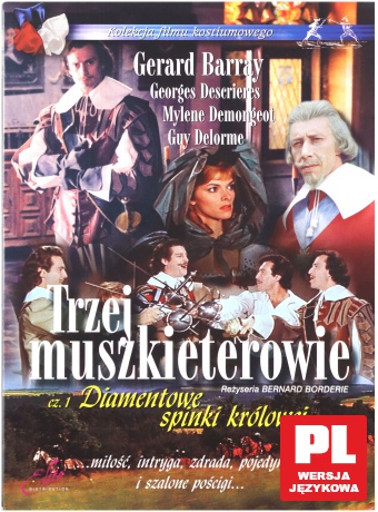 Trzej muszkieterowie cz. 1 - Diamentowe spinki królowej (Kolekcja filmu kostiumowego) (booklet) [DVD]