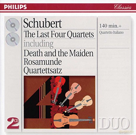 Franz Schubert: Schubert: The Last Four Quartets Including Death and the Maiden, Rosamunde, Quartettsatz [2CD]