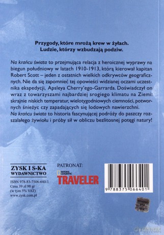 Na krańcu świata. Najsłynniejsza wyprawa na biegun południowy - Apsley Cherry-Garrard [KSIĄŻKA]