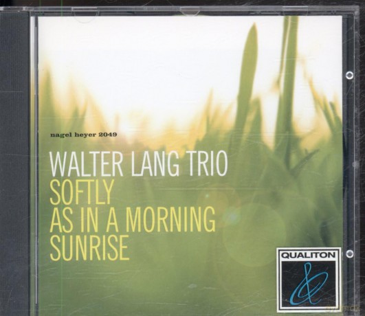 Walter Lang Trio: Softly As In A Morning... [CD]