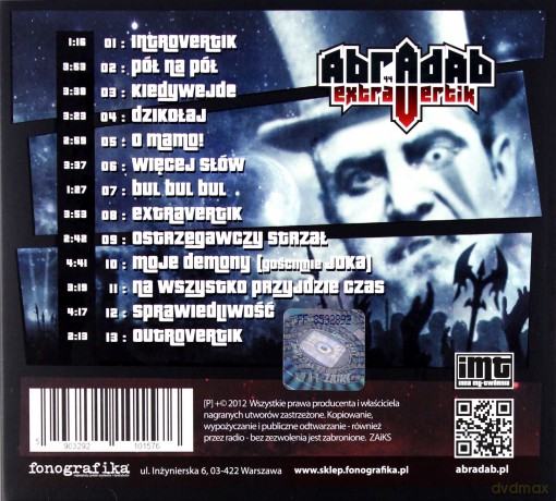 Abradab: Extravertik (digipack) [CD]