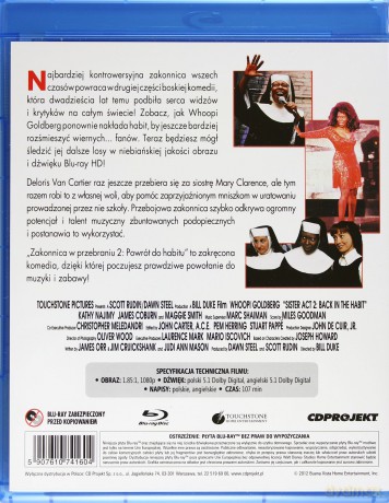 Zakonnica w przebraniu 2: Powrót do habitu (Disney) [Blu-Ray]