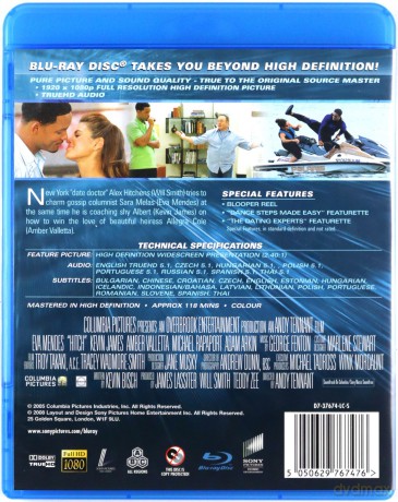 Hitch - Najlepszy doradca przeciętnego faceta (polski lektor) [Blu-Ray]