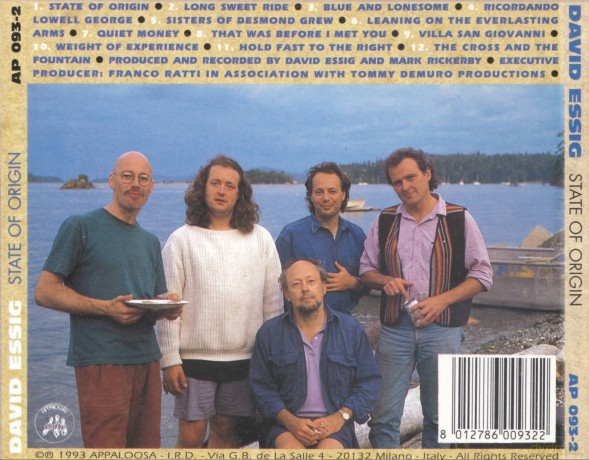 David Essig: State Of Origin [CD]