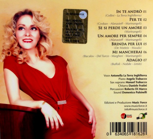 La Terra Inghilterra, Antonella: Sulle Ali Della Mia Voce [CD]