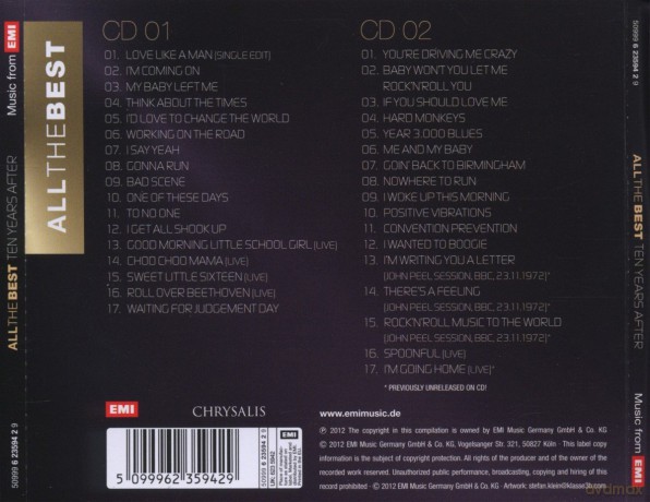 Ten Years After: All The Best [2CD]