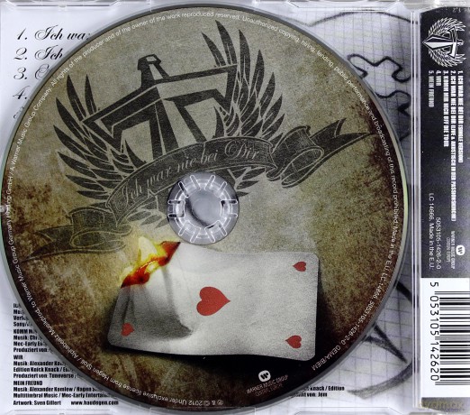Haudegen: Ich War Nie Bei Dir [CD]