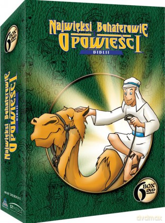 Najwięksi bohaterowie i opowieści Biblii [BOX] [6DVD] (Biblia dla dzieci)