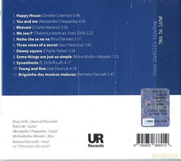 Zirilli's Enzo Zirobop: Ten To Late! [CD]