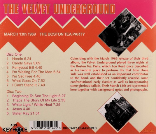 The Velvet Underground: The Boston Tea Party, March 13th 1969 [2CD]