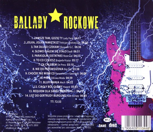 Ballady rockowe 1 [CD]