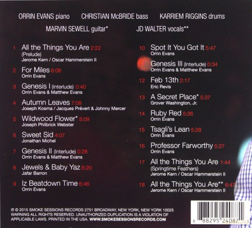 Orrin Evans: The Evolution Of Oneself [CD]