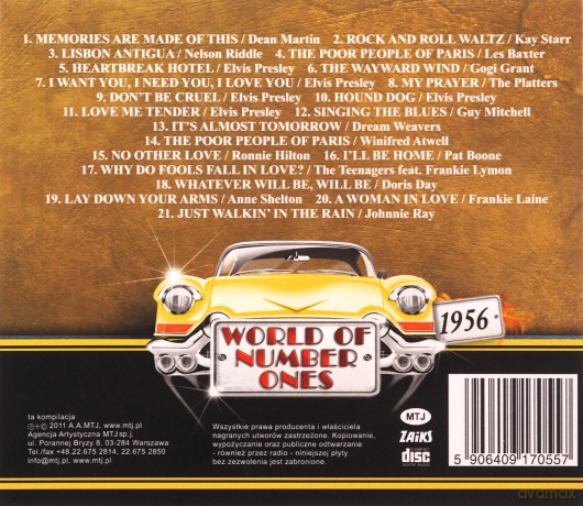 World of Number Ones 1956 [CD]