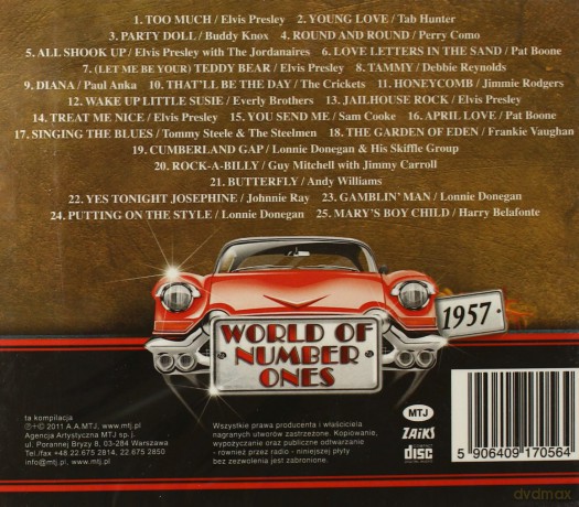 World of Number Ones 1957 [CD]