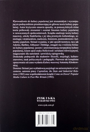 Wprowadzenie Do Kultury Popularnej - Dominic Strinati [KSIĄŻKA]