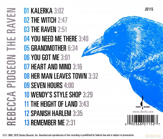 Rebecca Pidgeon: The Raven [CD]