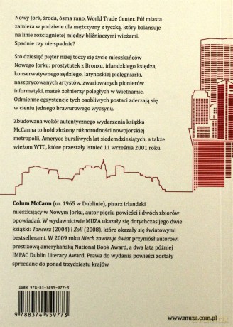 Niech zawiruje świat - Colum McCann [KSIĄŻKA]