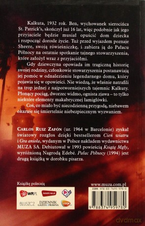Pałac Północy - MK - Carlos Ruiz Zafon [KSIĄŻKA]