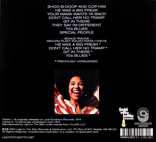Betty Davis: They Say Im Different [CD]