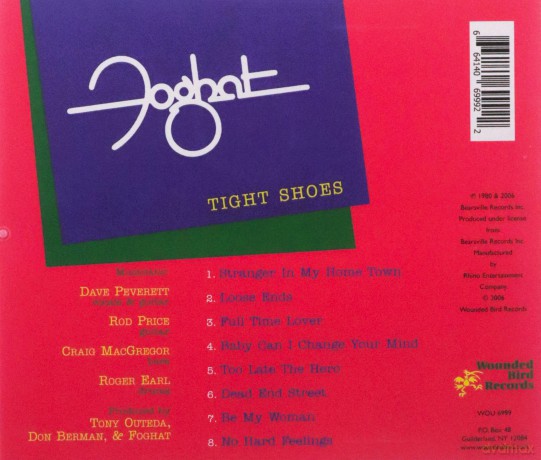 Foghat: Tight Shoes [CD]