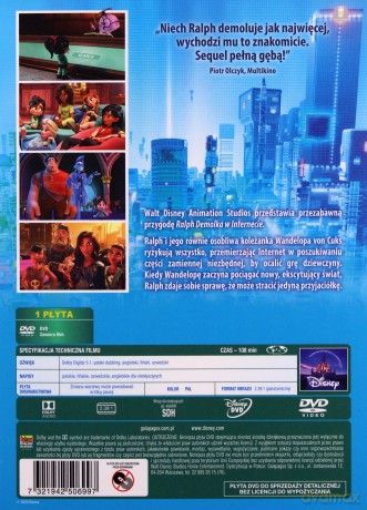Ralph Demolka w internecie (Disney) [DVD]