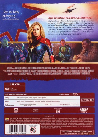Kapitan Marvel [DVD]