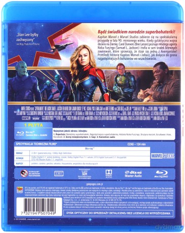Kapitan Marvel [Blu-Ray]