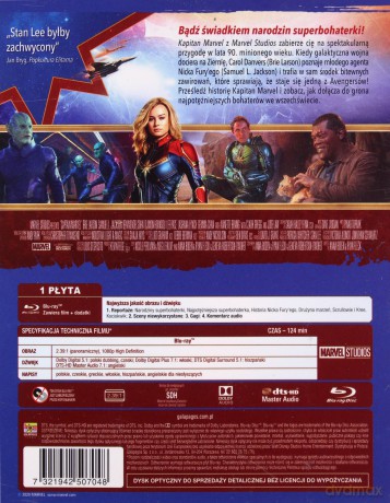 Kapitan Marvel [Blu-Ray]