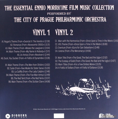 City Of Prague Philharmonic Orchestra: Essential Film Music Collection (Ennio Morricone) [2xWinyl]