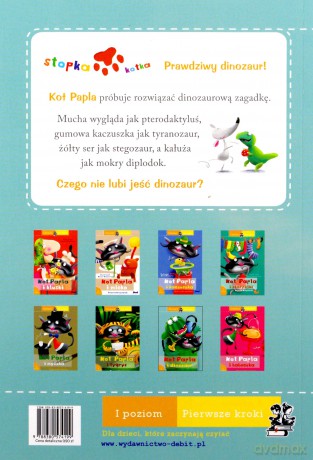 Czytamy bez mamy Kot Papla i dinozaur - Joanna Krzyżanek [KSIĄŻKA]
