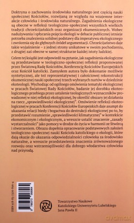 Ekologia w teologiczno- społecznej refleksji ekumenicznej. Wybrane ujęcia - Przemysław Kantyka [KSIĄŻKA]