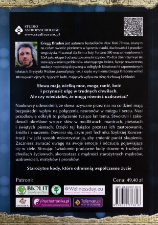 Kody mądrości. Starożytne słowa, które przebudowują połączenia neuronalne w mózgu i uzdrawiają serce - Braden Gregg [KSIĄŻKA]