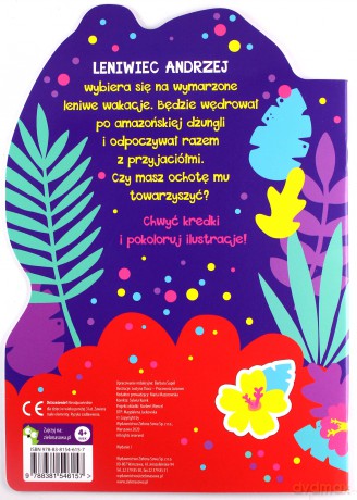 Koloruję z leniwcem [KSIĄŻKA]