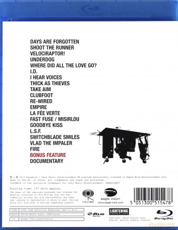 Kasabian: Live! Live At The O2 [Blu-Ray]