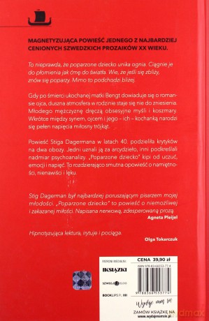 Poparzone dziecko - Stig Dagerman [KSIĄŻKA]