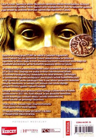 Prawdziwa oblicze Boga. Tajemnice Całunu Turyńskiego w świetle najnowszych badań naukowych - S.Jan Jaworski [KSIĄŻKA]