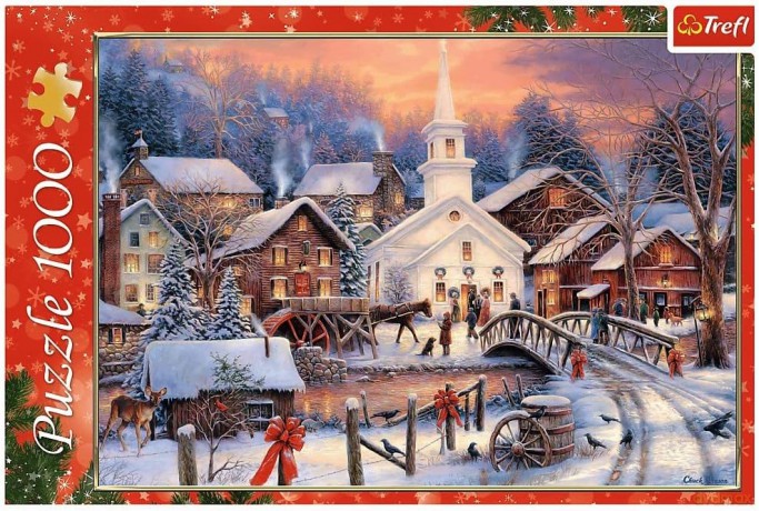 TREFL 1000 el. Białe Święta [PUZZLE]