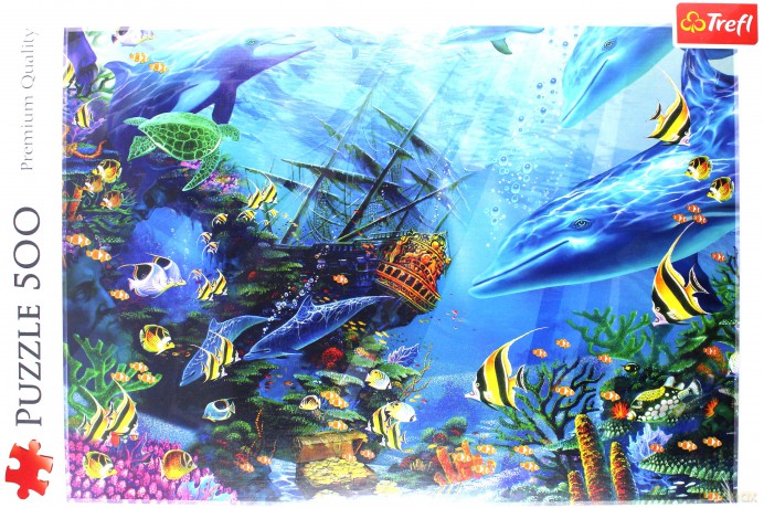 TREFL 500 el. Ukryty skarb [PUZZLE]
