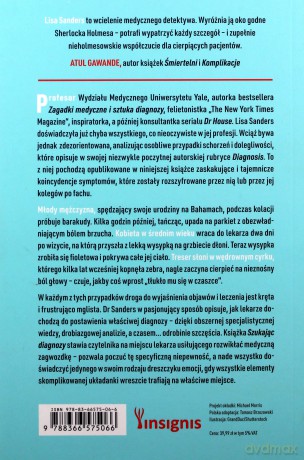 Szukając diagnozy. Tajemnicze i zaskakujące przypadki medyczne - Lisa Sanders [KSIĄŻKA]