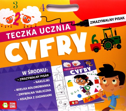 Teczka ucznia z pisakiem. Cyfry [KSIĄŻKA]