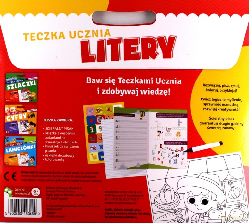 Teczka ucznia z pisakiem. Litery [KSIĄŻKA]