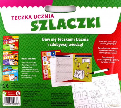 Teczka ucznia z pisakiem. Szlaczki [KSIĄŻKA]