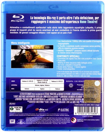 Flyboys (Flyboys - Bohaterska eskadra) [Blu-Ray]