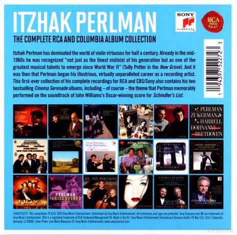 Itzhak Perlman: Itzhak Perlman - The Complete RCA and Columbia Album Collection [18CD]