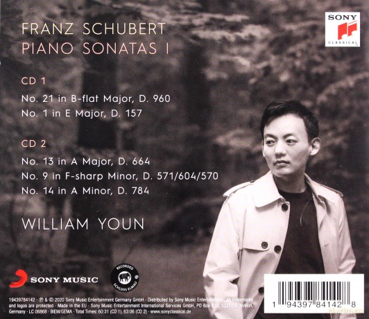 William Youn: Schubert: Piano Sonatas I [2CD]